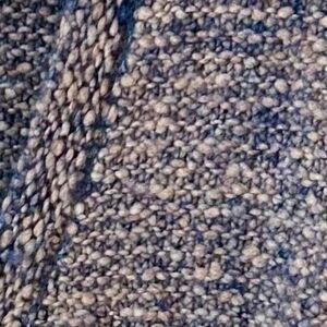 Ann Taylor Purple Blue Merino Cardigan Vintage Style Natural Fiber Sweater